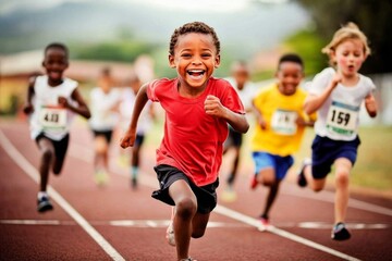 Youngsters Embracing Physical Fitness Through Running