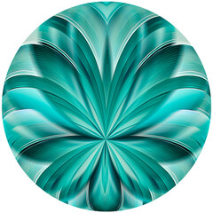 abstract background with blue and turquoise spirals on a white background