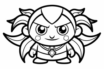 Coloring book black vector