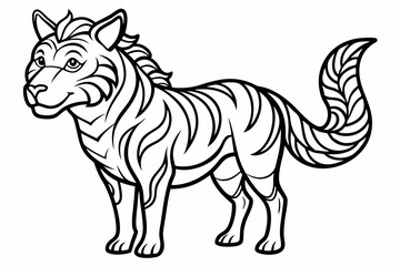 Coloring book black vector