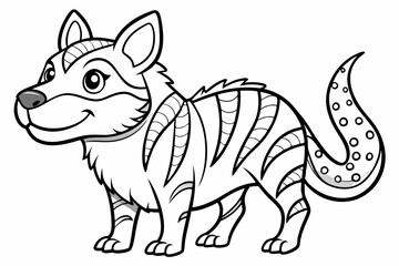 Coloring book black vector