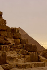  the great pyramids of giza in cairo, egypt Africa