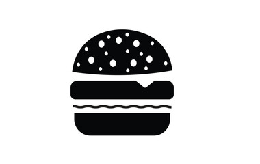Fototapeta premium A graphic vector burger typically features a stylized, minimalistic, or detailed illustration of a burger using clean lines and bold colors.