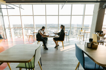 office workers doing paperwork