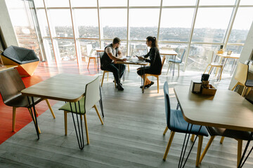 office workers doing paperwork
