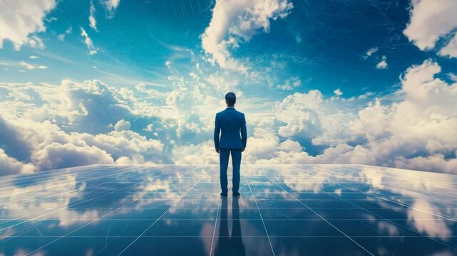 未来のビジョンと無限の空