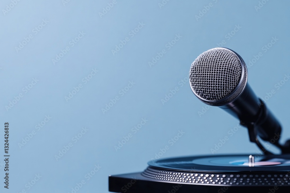 Aufkleber close-up photo capturing essence of rap and hip-hop with minimalistic vibe emphasizing texture of mi
