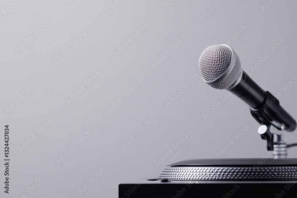 Aufkleber close-up photo capturing essence of rap and hip-hop with minimalistic vibe emphasizing texture of mi