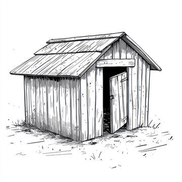 Rustic Wooden Shed
