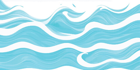 
Peaceful Ocean Wave Design with Gentle Watercolor Touches in Soft Blue and Green, Ideal for Elegant Backgrounds and Creative Projects Focused on Calm Water Themes.
