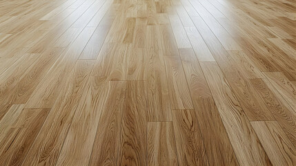 Close Up Of Textured Wooden Floor Pattern With Brown Tones And Light Reflection