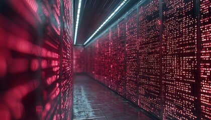Red Code Corridor: Digital Data Center.