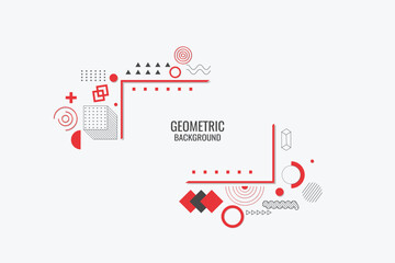 Memphis design background abstract memphis background geometric elements in memphis background