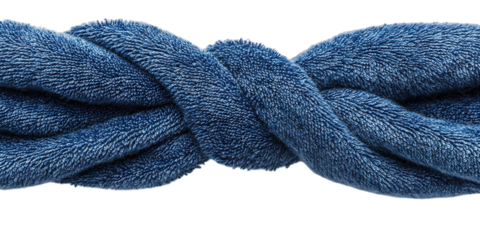 close up of a blue scarf