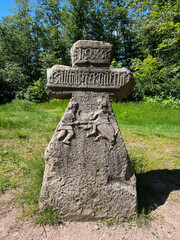 Steinkreuz Wilde Sau am Rennsteig