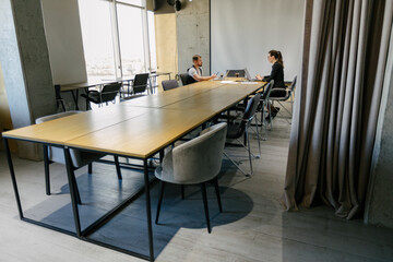 office workers doing brainstorming