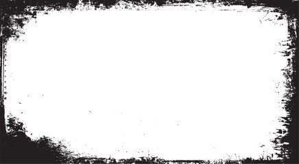 Grunge Frame. Rough Urban Background Texture Vector. Dust Overlay. Distressed Grainy Grungy Framing Effect. Distressed Backdrop Vector Illustration. EPS 10.