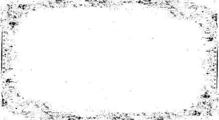 Grunge Frame. Rough Urban Background Texture Vector. Dust Overlay. Distressed Grainy Grungy Framing Effect. Distressed Backdrop Vector Illustration. EPS 10.