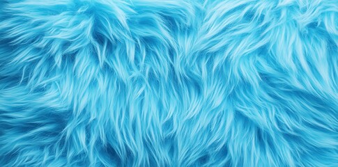 Obraz premium A soft, fluffy blue texture resembling fur, creating a cozy and vibrant visual effect.
