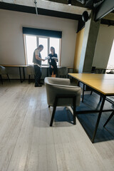 office workers working together
