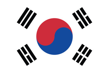 National flag of South Korea