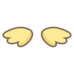 Cute wings vector