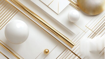 Luxury abstract Banner background vector. Modern geometric shapes an d gold line art wallpaper design for website, prints, cover, backdrop, Wall art and wall decoration.