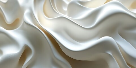 Obraz premium Abstract creamy waves, flowing texture