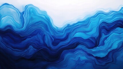 A vibrant blue gradient that flows across the frame, with subtle motions creating an ethereal, dreamlike atmosphere, evoking a sense of calm and peaceful movement.