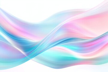 Obraz premium Blurry neon lights in shades of pink, blue, and green forming dynamic abstract patterns, with light trails and soft glowing effects, creating a dreamy and surreal atmosphere.