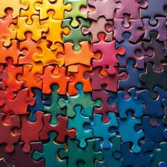 puzzle background vector illustration