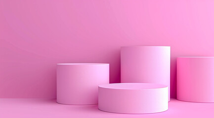 set of cosmetic bottles
