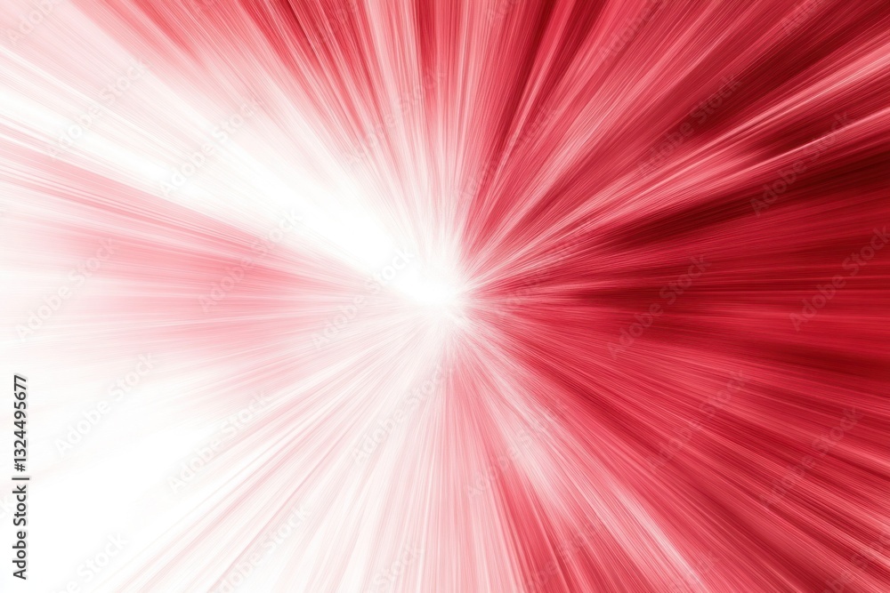 Poster radiant red gradient background with smooth blending and a polished glowing effect