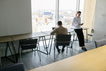 office workers working together