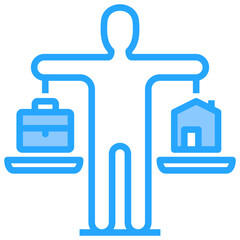 Work Life Balance Icon