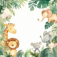 Obraz premium Jungle Animal Illustration