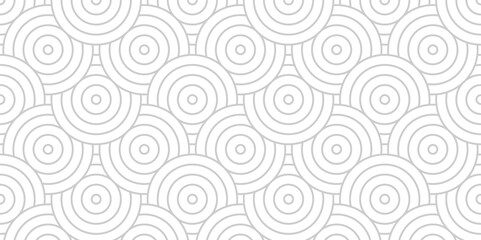 Naklejka premium Overlapping Pattern with Transform Effect. Abstract Pattern wave lines gray spiral fabric vector white background. seamless fabric geomatics overlapping create retro line backdrop pattern. 