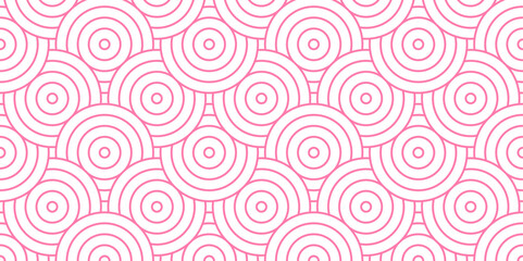 Overlapping pink Pattern with Transform Effect. Abstract Pattern wave lines spiral fabric vector white background. seamless fabric geomatics overlapping create retro line pattern design.