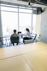 office workers working together