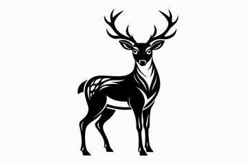deer silhouette vector