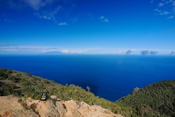 La Palma from La Gomera, Canary Islands, Spain
