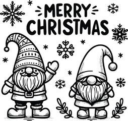 Christmas Gnome SVG – Cute Holiday Gnome Clipart for Festive Designs