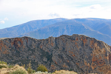 Obraz premium Mountains of the Alpujarras in Spain