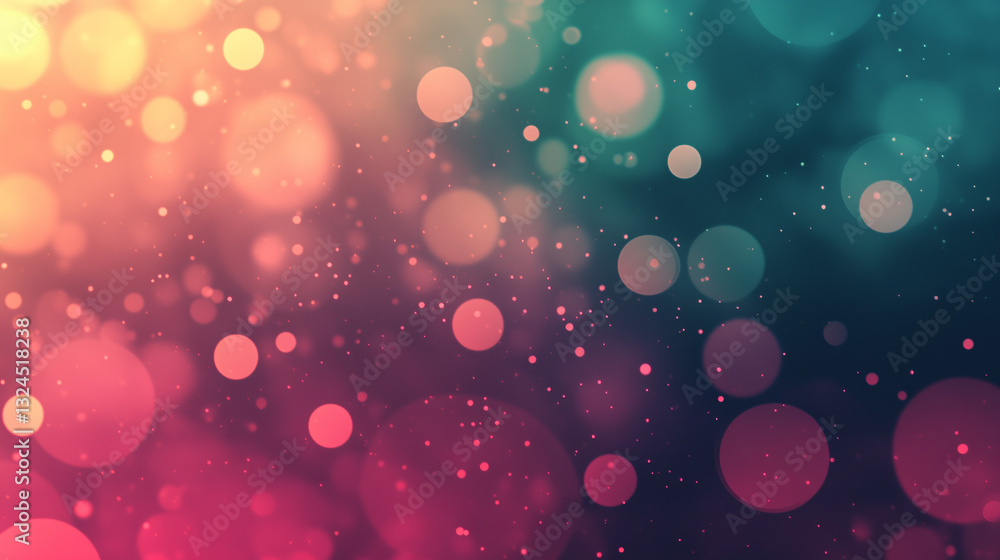 Aufkleber smooth pastel blur background with gentle gradients and bokeh effects