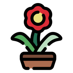 flower pot icon