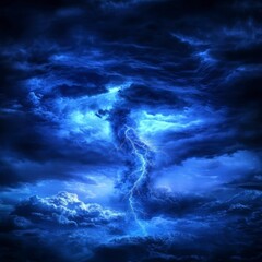 Obraz premium Intense Thunderstorm Sky