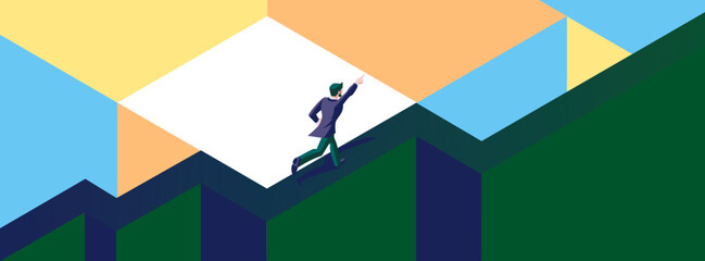 Business growth (running man)