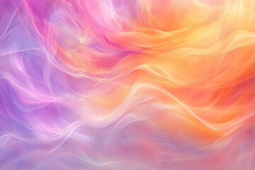 Obraz premium Elegant Abstract Pastel Wave Background in Pink, Purple, and Blue Tones