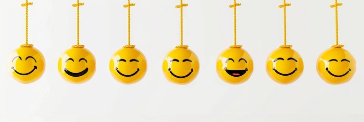 "Hanging Smiley Faces on Strings"