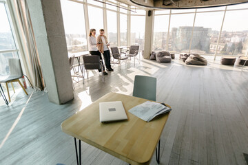 Office workers working togather

